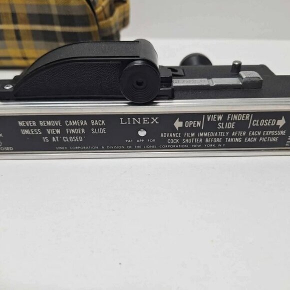 VINTAGE LINEX SUBMINATURE STEREO CAMERA BY LIONEL TRAIN CO. VERY GOOD & WORKS - Picture 3 of 5